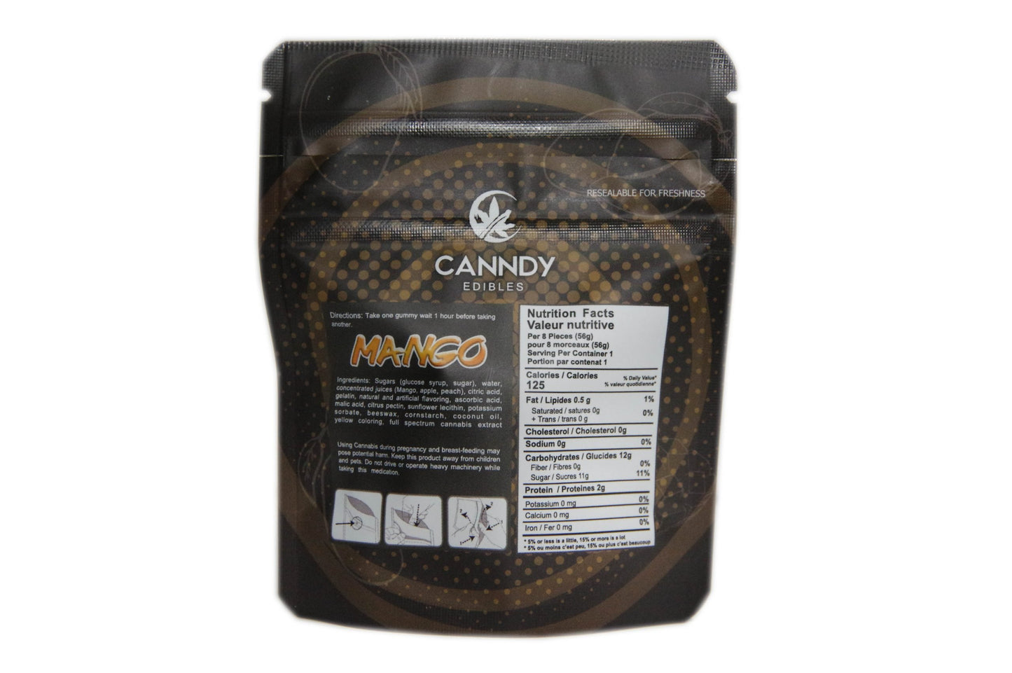 Canndy Edibles – (200mg THC) Gummies Mango