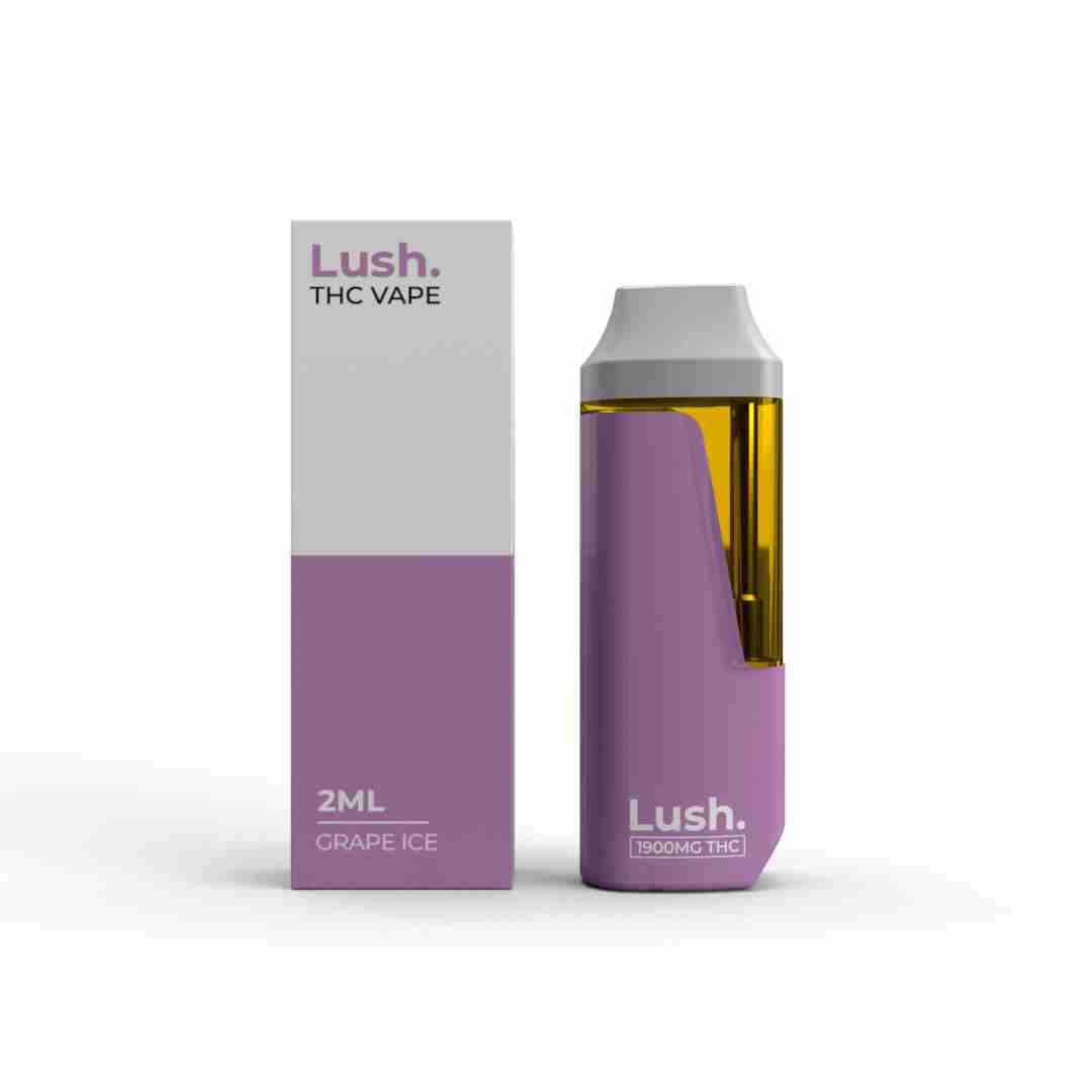 LUSH 2ML Disposable Vape – Grape Ice (Hybrid)