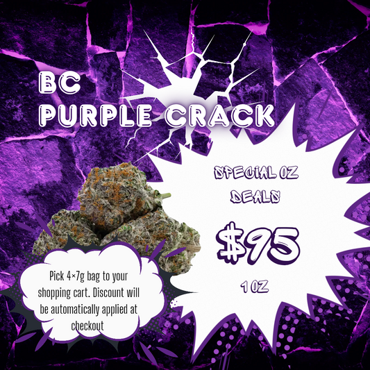 Purple Crack 37% THC | Exotic LSO | Sativa - 7g