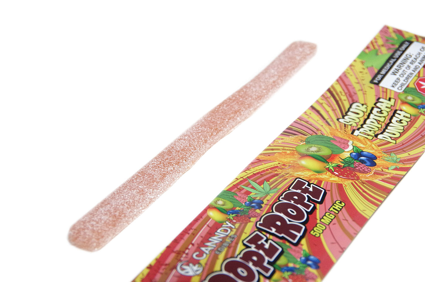 Canndy Edibles – (500mg THC) Dope Rope Sour Tropical Punch