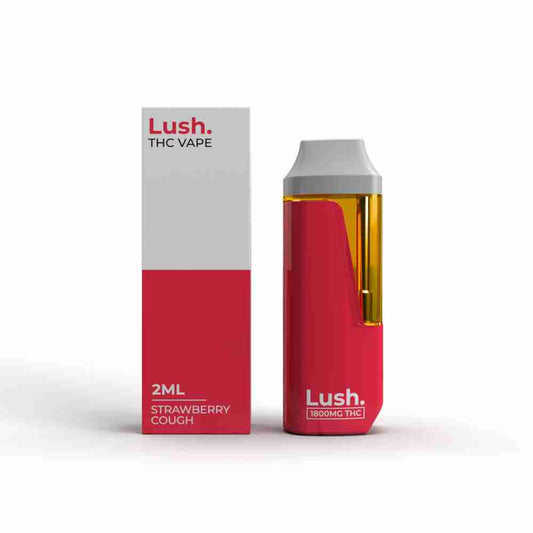 LUSH 2ML Disposable Vape – Strawberry Cough (Sativa)