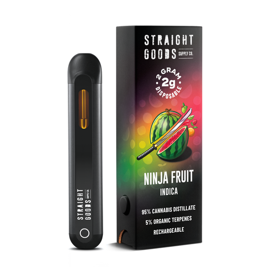 Straight Goods 2 GRAM Disposables – Ninja Fruit (Indica)