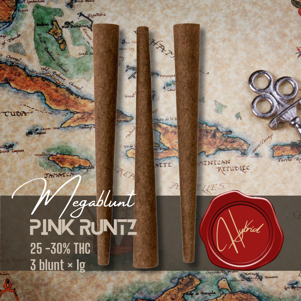 BC Pink Runtz 29% THC | 3 blunts - regular size