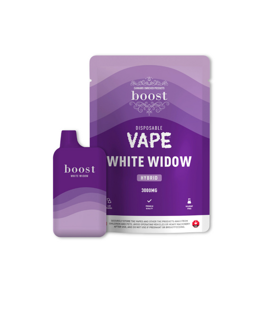 Boost Disposable THC Vape Cartridges – White Widow 3g