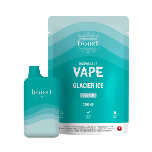 Boost Disposable THC Vape Cartridges – Glacier Ice 3g