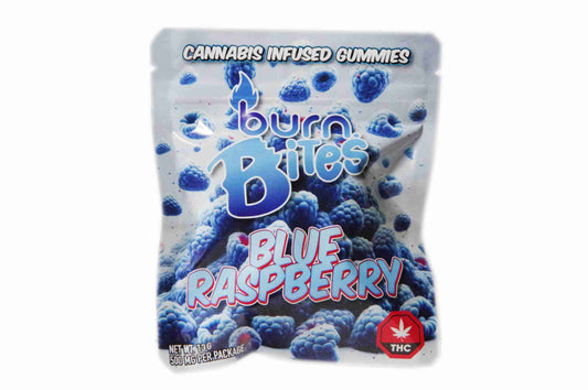 Burn Bites – Blue Raspberry 500mg (50mg x 10)