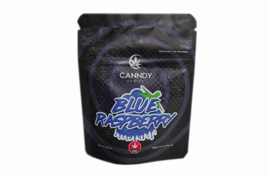Canndy Edibles – (200mg THC) Gummies Blue Raspberry