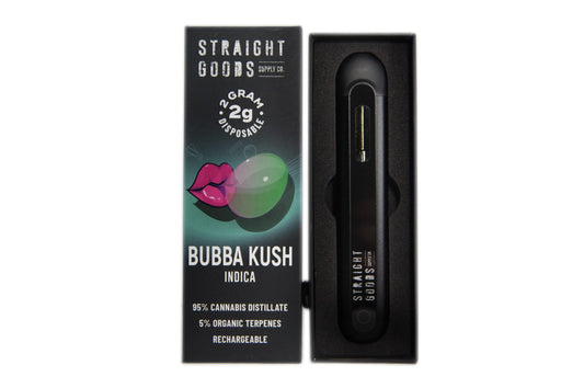 Straight Goods 2 GRAM Disposables – Bubba Kush (Indica)