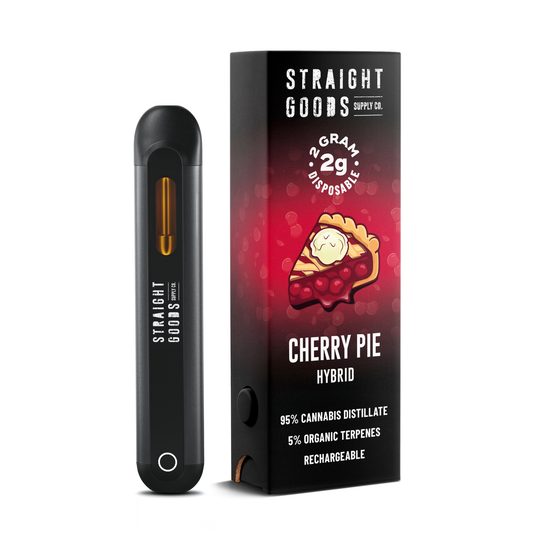 Straight Goods 2 GRAM Disposables – Cherry Pie (Hybrid)