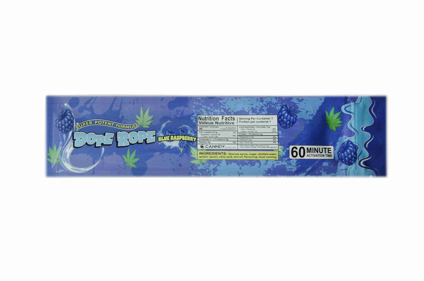 Canndy Edibles – (500mg THC) Dope Rope Blue Raspberry