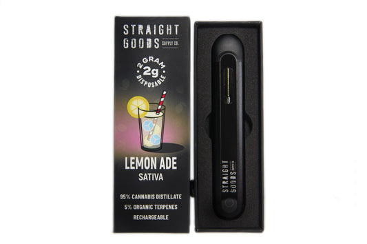 Straight Goods 2 GRAM Disposables – LemoNade (Sativa)