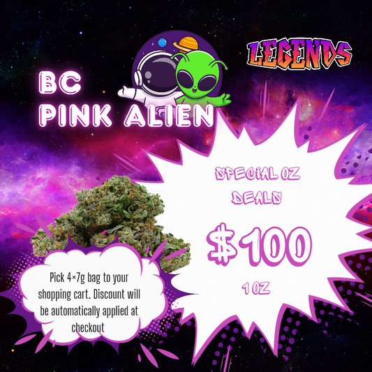 Pink Alien  37% THC | Exotic LSO | Indica- 7g