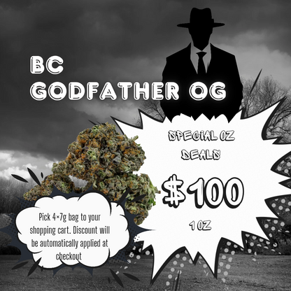 Godfather OG 38% THC | Exotic LSO | Indica - 7g