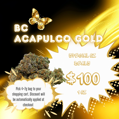 Acapulco Gold 38% THC | Exotic LSO | Sativa - 7g