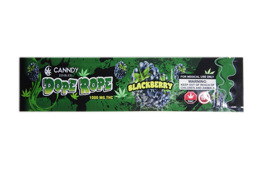 Canndy Edibles – (1000mg THC) Dope Rope Blackberry