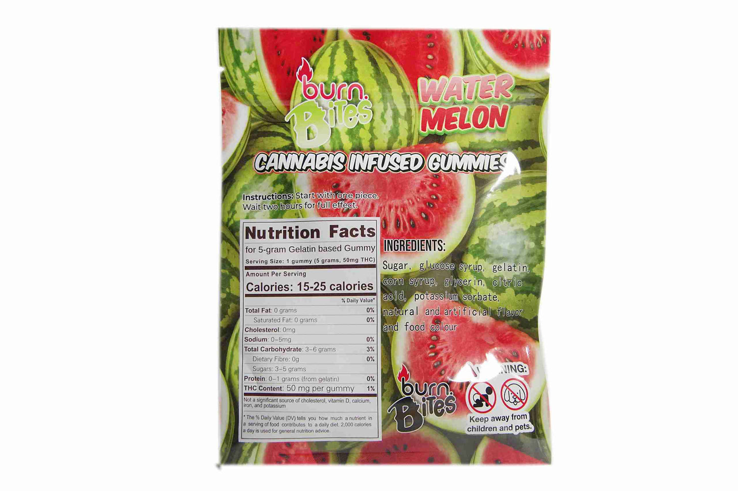 Burn Bites – Watermelon 250mg (25mg x 10)